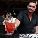 Brix Nightclub bartender Steven Sheehanwon the Palm Springs Summer Splash Cocktail Challenge with his “Pom Springs Fling." // Photo by Justin Albert