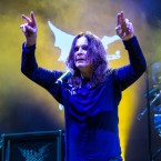 Ozzy Osbourne with Black Sabbath at Shoreline Amphitheatre. Photo by Geoffrey Smith.
