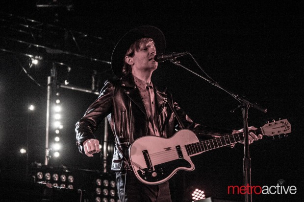 Beck headlined The First City Festival on Saturday.