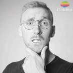 THE THINKER: San Jose rapper does his best Steve Jobs on the cover of his latest LP, ‘Think Bigs.’