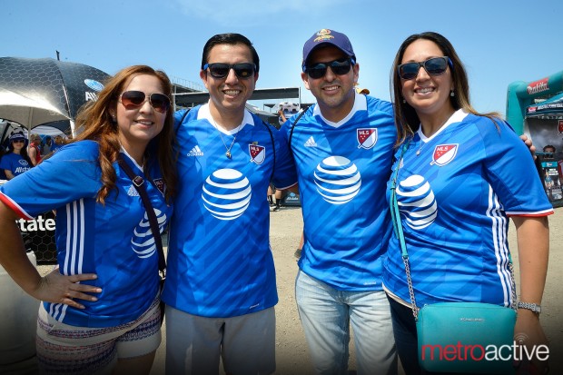 GOOOLLL!: Soccer—ahem... football—fans came out in droves to catch the MLS All-Star Game at Avaya Stadium.