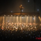 PREACH: Kanye said he would have voted for Trump at the SAP Center in San Jose. Photo by Greg Ramar.