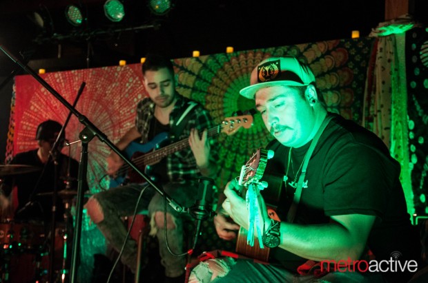 IN BLOOM: A large group of local musicians gathered to play Nirvana's seminal live album 'Unplugged.' Photo by Taylor Jones.