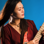 THIS GUITAR BLOWS MINDS: Yvette Young's technique is truly something to behold. Photo: Harry Who.