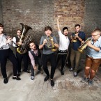 GOT THE BRASS: Federspiel sound like something Beirut would listen to on the tour bus. Photo by Maria Frodl.