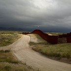 THE WALL: A collaboration between sound artist Guillermo Galindo and photographer Richard Misrach, 'Border Cantos' is a meditation on the U.S.-Mexico border. Photo: Richard Misrach.