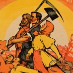 OH BROTHER: Nikolai Mikhailovich Kochergin's 1920 socialist propaganda poster.
