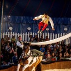 HIGH FLYING: The Zoppe Italian Family Circus returns to Redwood City for the 10th year in a row.