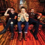 The Trims (from left: Mark Sharp, Gabriel Maciel and Billy Brady) have come a long way since their 2011 debut LP. Photo by Greg Ramar