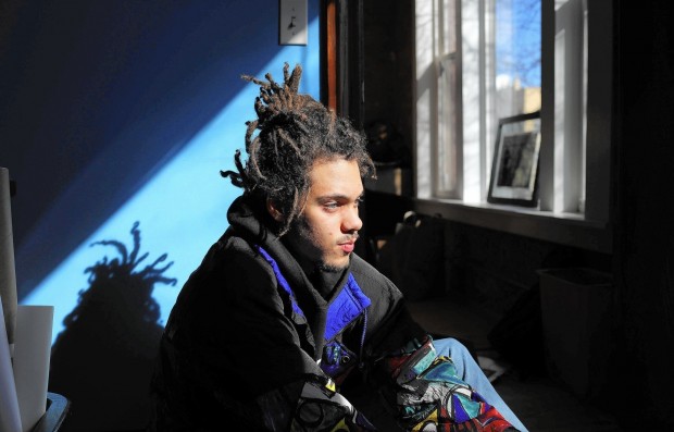 YOUNG AND RISING: Chicago's Kweku Collins was spitting bars before he could enter bars