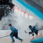 SHARKS TERRITORY: Someone must have got some blood in the water, because the Sharks are coming back.