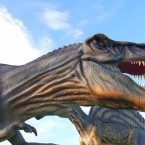 FUELED FOSSILS: These ancient predators pre-date much of life on Earth, but come alive at the Fairgrounds.
