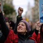 WOMEN UNITED: Now an annual event, the women's march has become a regular show of feminine solidarity in the face of a president with a habit of grabbing things.