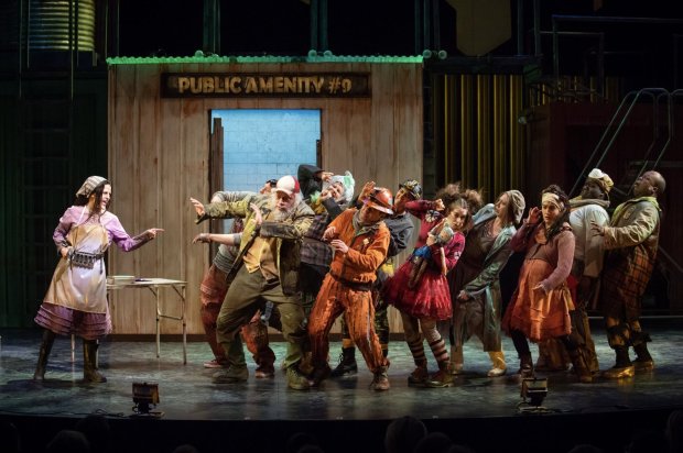 URINE LUCK: Let it mellow at the Hammer Theatre for a pungent production of 'Urinetown: the Musical.'