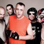 COME AT ME: Blag Dahlia, frontman for the Dwarves, isn’t backing down from his band’s brand of shocking hardcore.