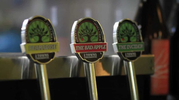 IN TOWN: Corvallis's 2 Towns Ciderhouse comes to town (this town) for a tap takeover at Cider Junction.