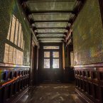 HOUSE HAUNTER: The Winchester Mystery House turns out the lights for a flashlights-only tour.