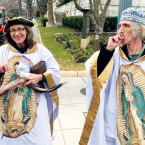 BELIEVERS: Anne Armstrogn and Alan Gordon, leaders of The Healing Church, a cannabis-based Christian sect located in Rhode Island.  Photo by Julian Borger/The Guardian