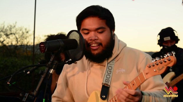 OUTSIDE AGAIN: Gritty soul guitarist Ian Santillano brings hot licks online.