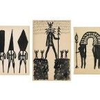LITTLE HEADS: The 'cabecitas' and figures of artist Pablo Martín's defy traditional explanation.
