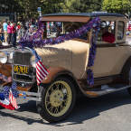 ROSY OUTLOOK: Classic cars, bike decoration, and a whole lot more at 'Rose, White & Blue.'