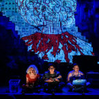 POWER TRIO: Kirsten "Kiki" deLohr Helland, Justin Huertas, and William A. Williams, creators and stars of new musical Lizard Boy.