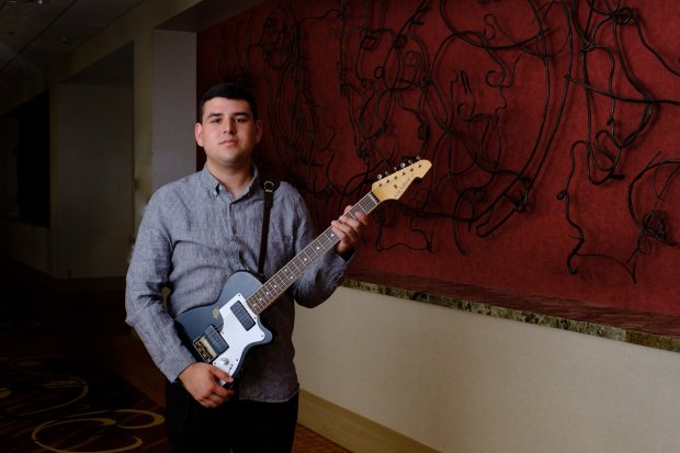 PARK LIFE: Guitarist David Lechuga (pictured) leads a combo for San Jose Jazz at Christmas in the Park come together this Thursday.