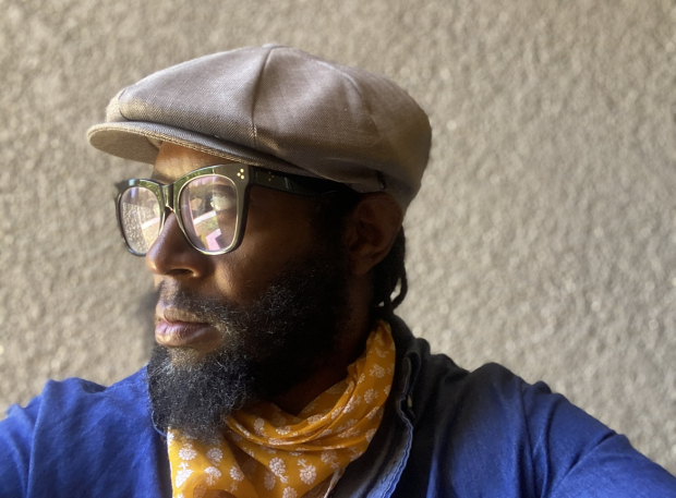 SELF-Y: Spoken word poet, writer and musician Tshaka Campbell is Santa Clara’s new Poet Laureate. Photo Credit: Tshaka Campbell