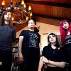 SHOEGAZE: Chilindrina is rocking the distortion at Art Boutiki. Photo Credit: Luna Sanchez.