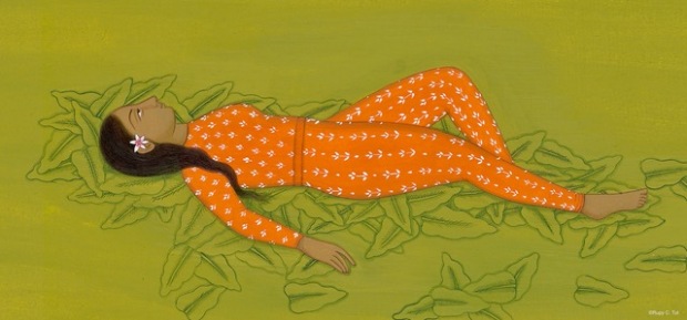 A RECIPE FOR BROWN SKIN: Rupy C. Tut's art is a must see at Triton Museum.